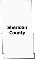 Sheridan County Map Nebraska
