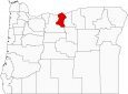 Sherman County Map Oregon Locator