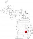 Shiawassee County Map Michigan Locator