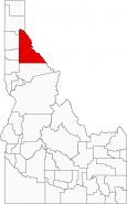 Shoshone County Map Idaho Locator