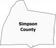 Simpson County Map Kentucky