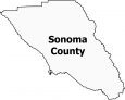 Sonoma County Map California