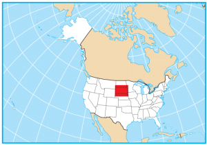 South Dakota Map Extent