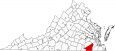 Southampton County Map Virginia Locator