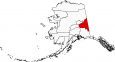 Southeast Fairbanks Census Area Map Locator Alaska