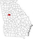 Spalding County Map Georgia Locator