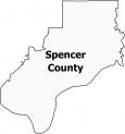 Spencer County Map Indiana