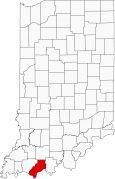 Spencer County Map Indiana Locator