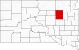 Spink County Map South Dakota Locator