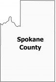 Spokane County Map Washington