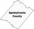 Spotsylvania County Map Virginia