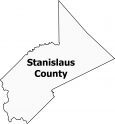 Stanislaus County Map California