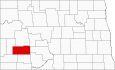 Stark County Map North Dakota Locator