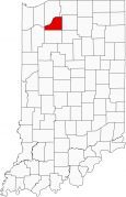 Starke County Map Indiana Locator