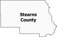 Stearns County Map Minnesota