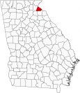 Stephens County Map Georgia Locator