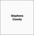 Stephens County Map Texas
