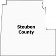 Steuben County Map New York