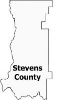 Stevens County Map Washington