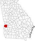 Stewart County Map Georgia Locator