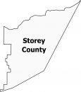 Storey County Map Nevada