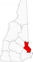Strafford County Map New Hampshire Locator