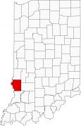 Sullivan County Map Indiana Locator