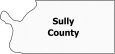 Sully County Map South Dakota