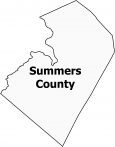 Summers County Map West Virginia