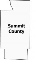 Summit County Map Ohio