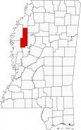 Sunflower County Map Mississippi Locator