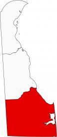 Sussex County Map Delaware Locator