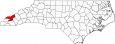 Swain County Map North Carolina Locator