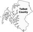 Talbot County Map Maryland