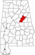 Talladega County Map Locator