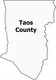 Taos County Map New Mexico