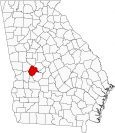 Taylor County Map Georgia Locator