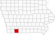 Taylor County Map Iowa Locator
