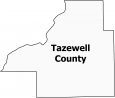 Tazewell County Map Illinois Locator
