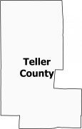 Teller County Map Colorado
