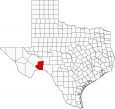 Terrell County Map Texas Locator