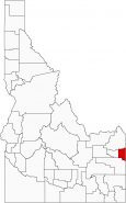 Teton County Map Idaho Locator