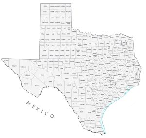 Texas County Map