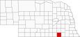 Thayer County Map Nebraska Locator