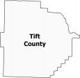 Tift County Map Georgia