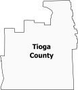 Tioga County Map New York