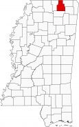 Tippah County Map Mississippi Locator