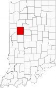 Tippecanoe County Map Indiana Locator
