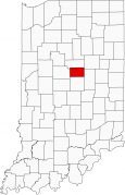 Tipton County Map Indiana Locator