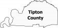 Tipton County Map Tennessee